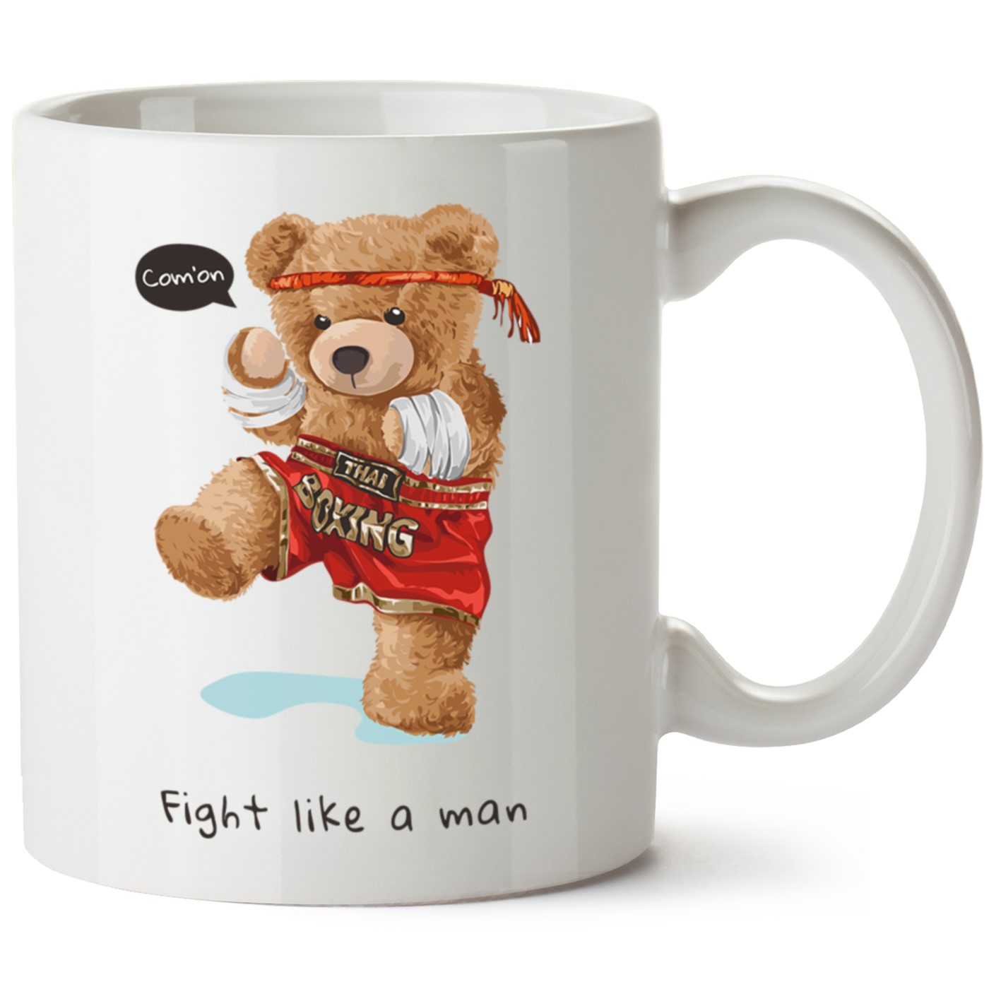 Ayıcık Baskılı Porselen Kupa Bardak