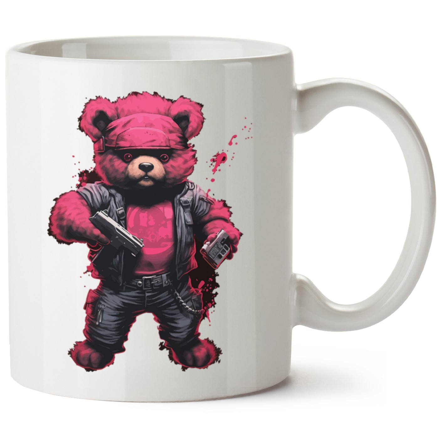 Ayıcık Baskılı Porselen Kupa Bardak