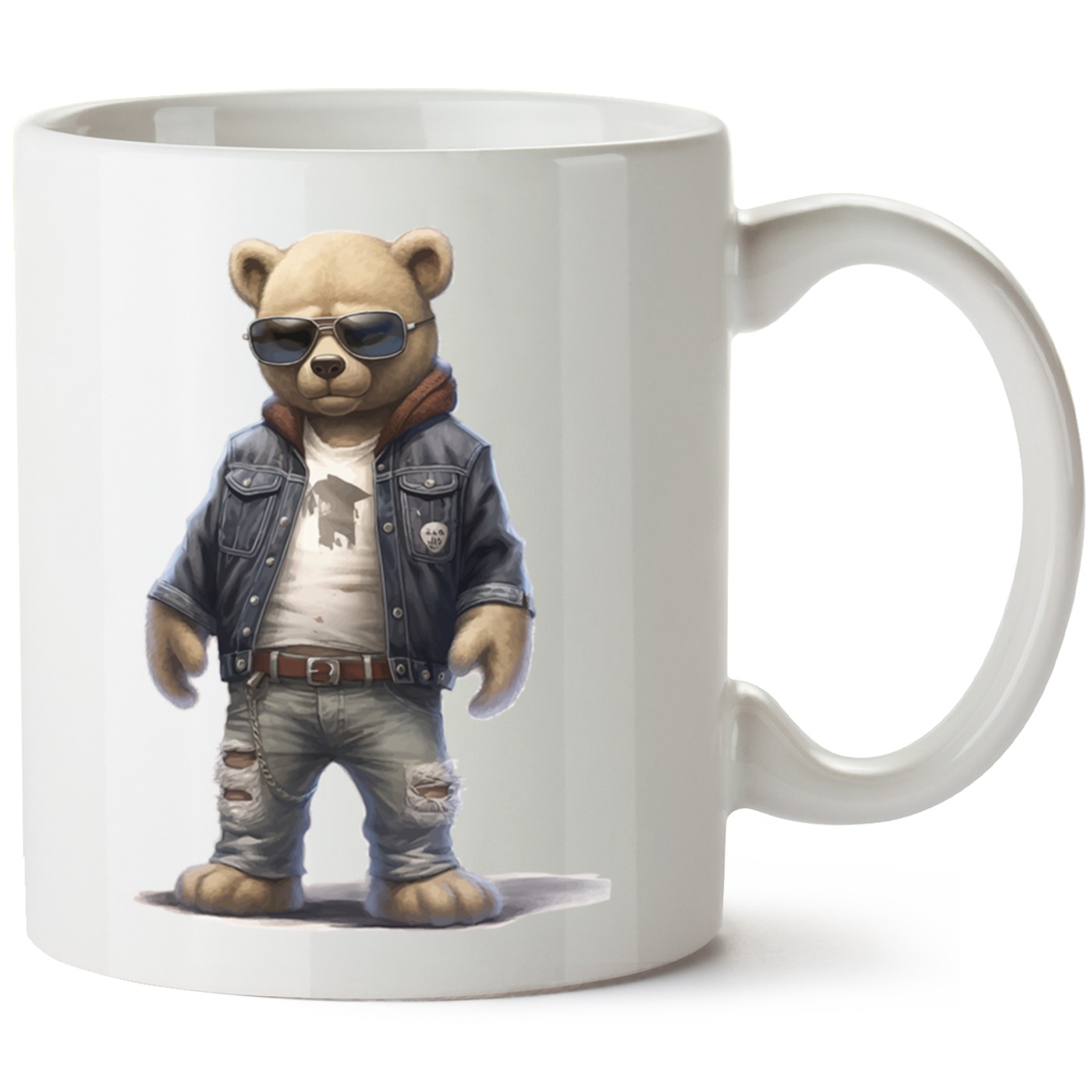 Ayıcık Baskılı Porselen Kupa Bardak