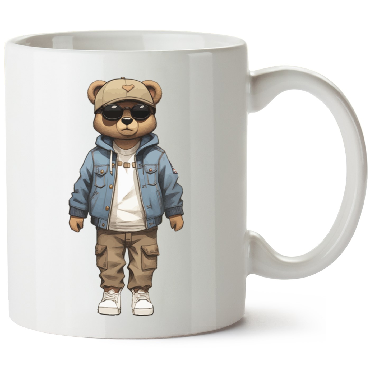 Ayıcık Baskılı Porselen Kupa Bardak