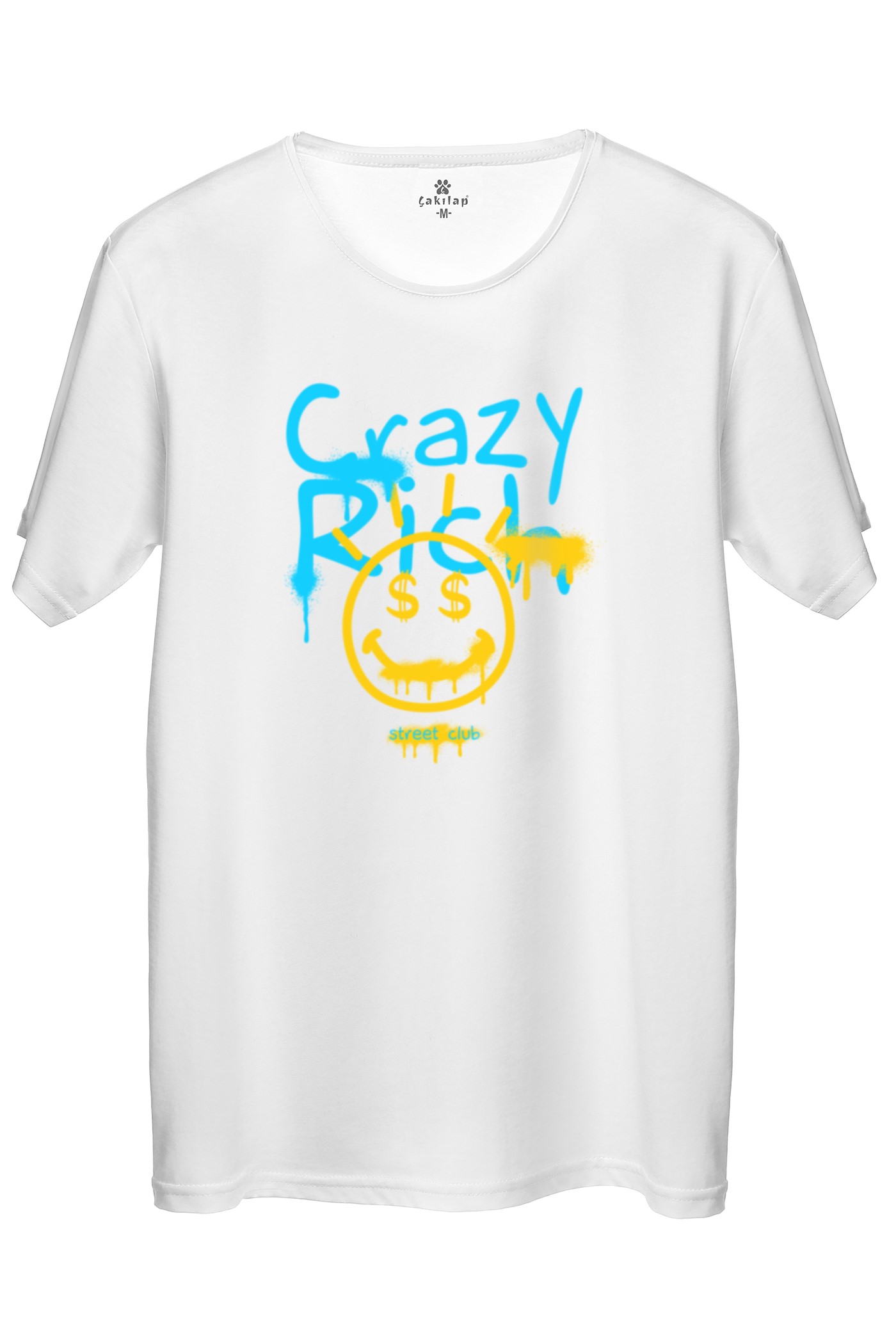 Crazy Rich  Baskılı Regular Tişört