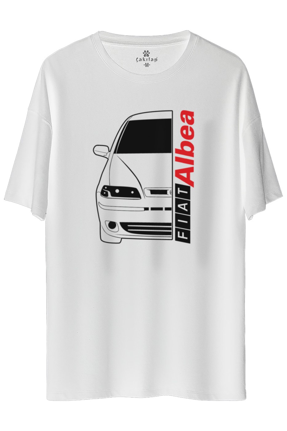 Fiat Albea  Baskılı Oversize Tişört