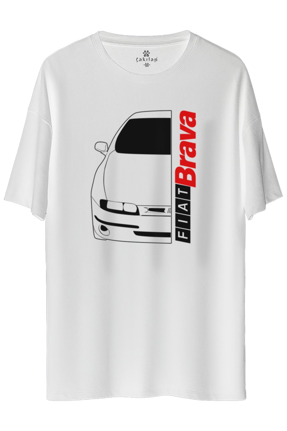 Fiat Brava  Baskılı Oversize Tişört