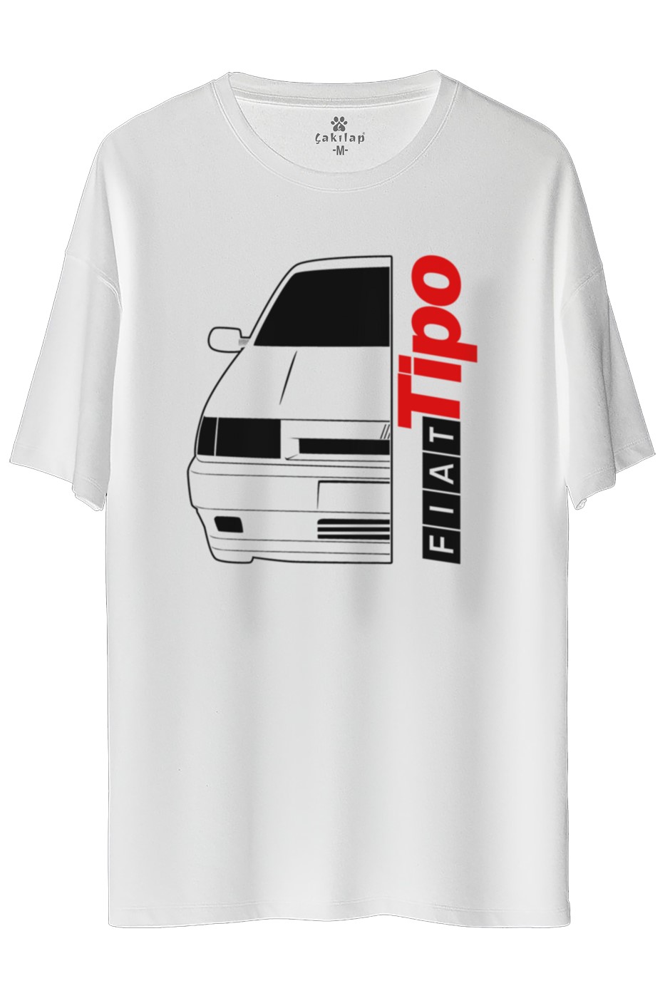 Fiat Tipo  Baskılı Oversize Tişört