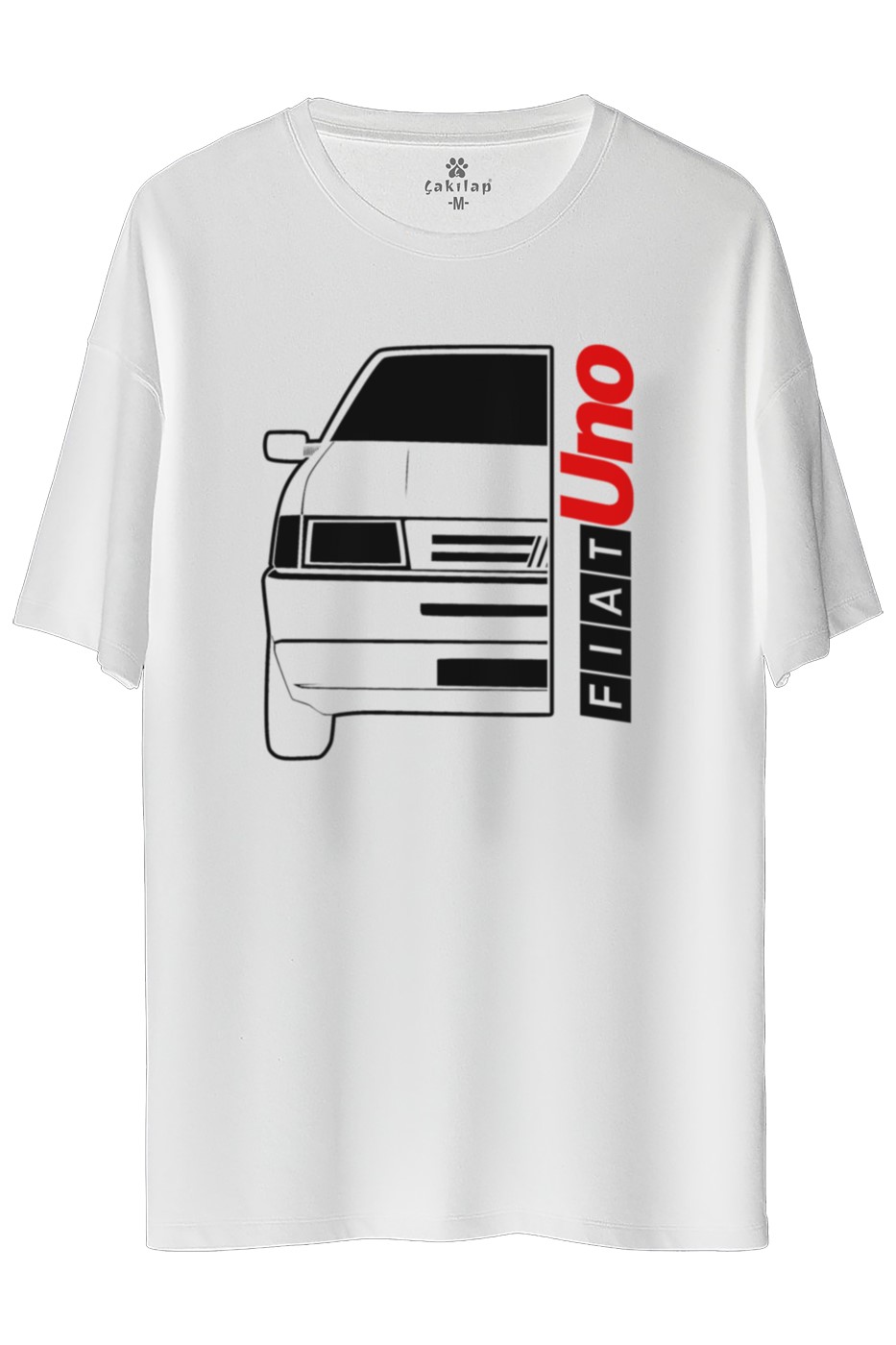Fiat Uno  Baskılı Oversize Tişört