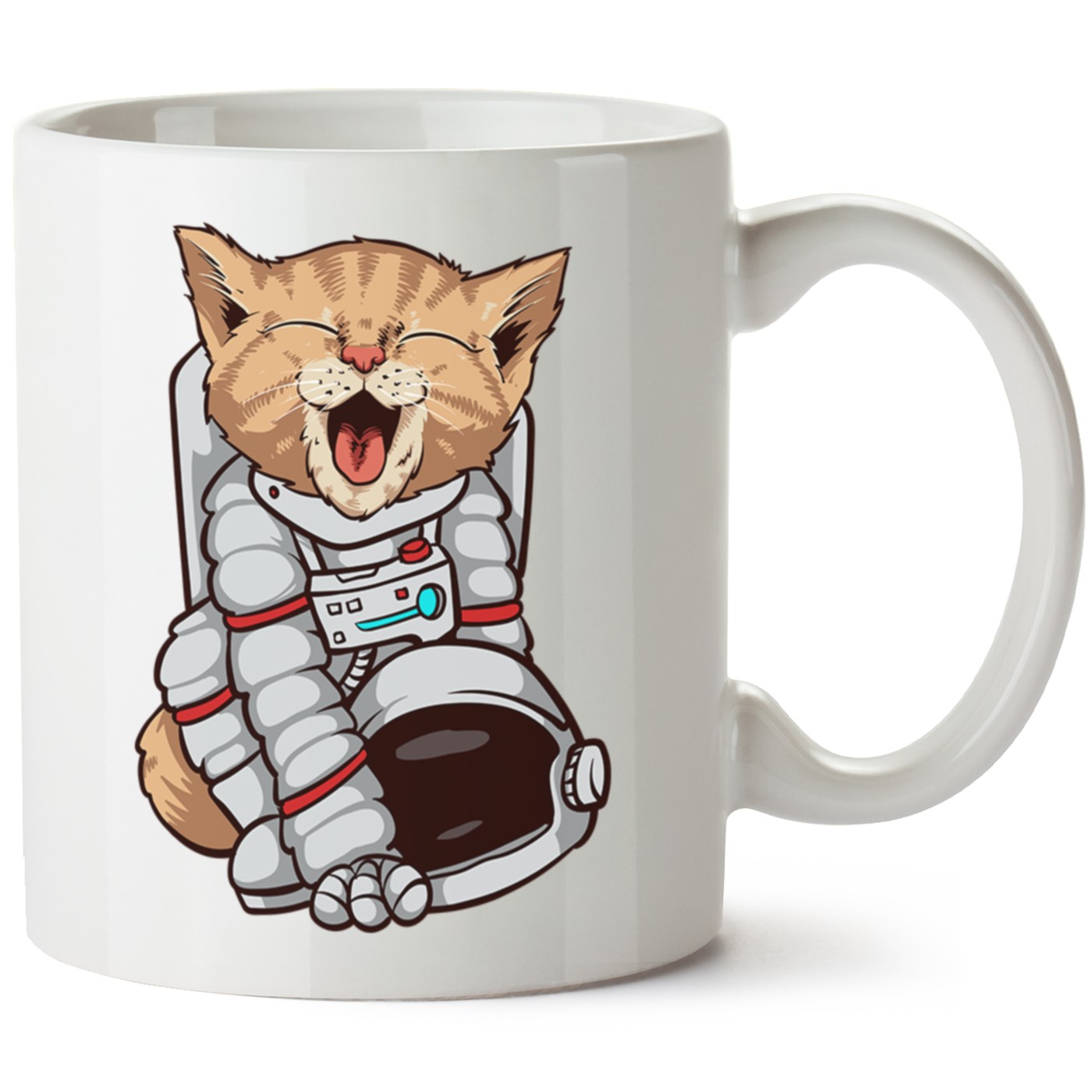 Kedi Baskılı Porselen Kupa Bardak