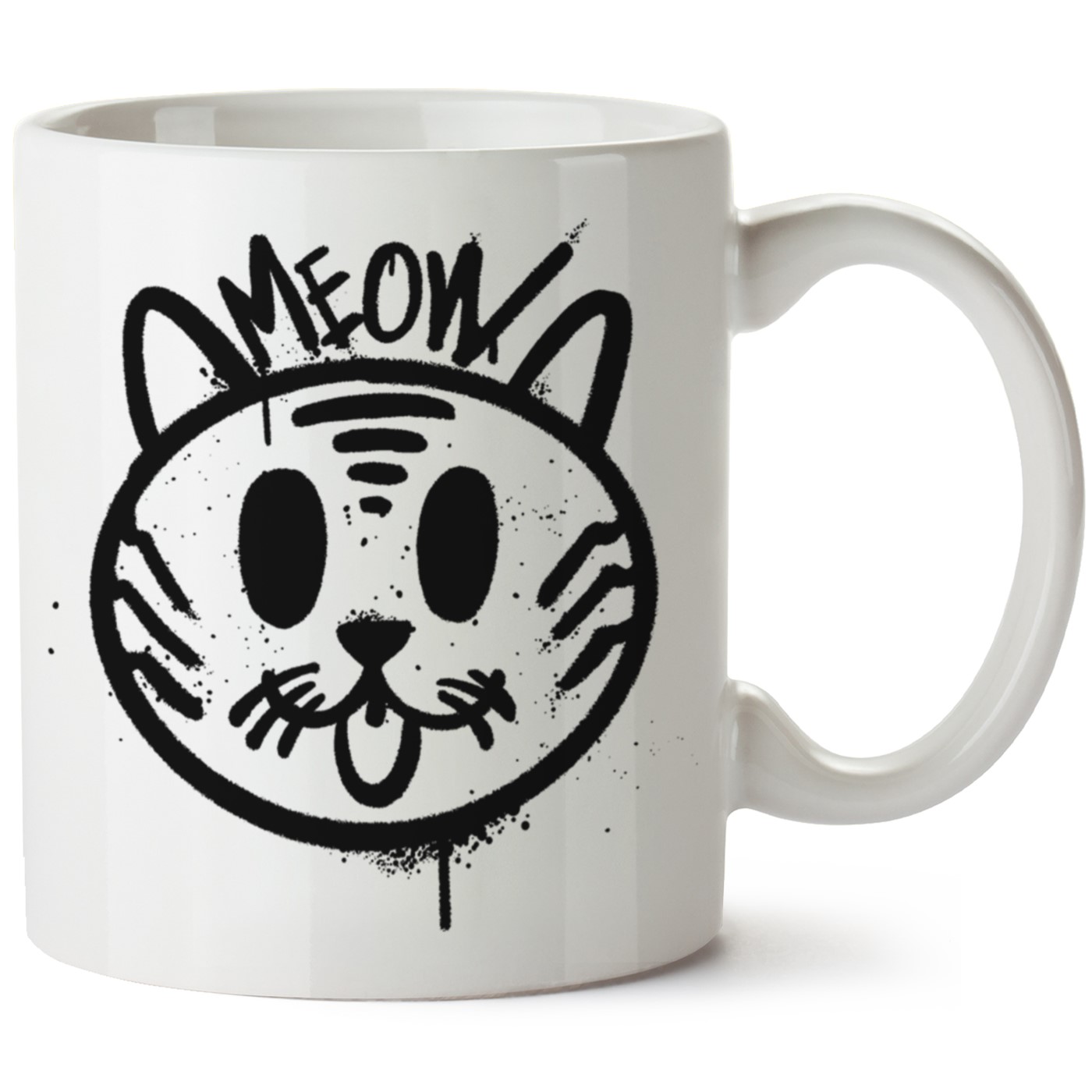 Kedi Baskılı Porselen Kupa Bardak