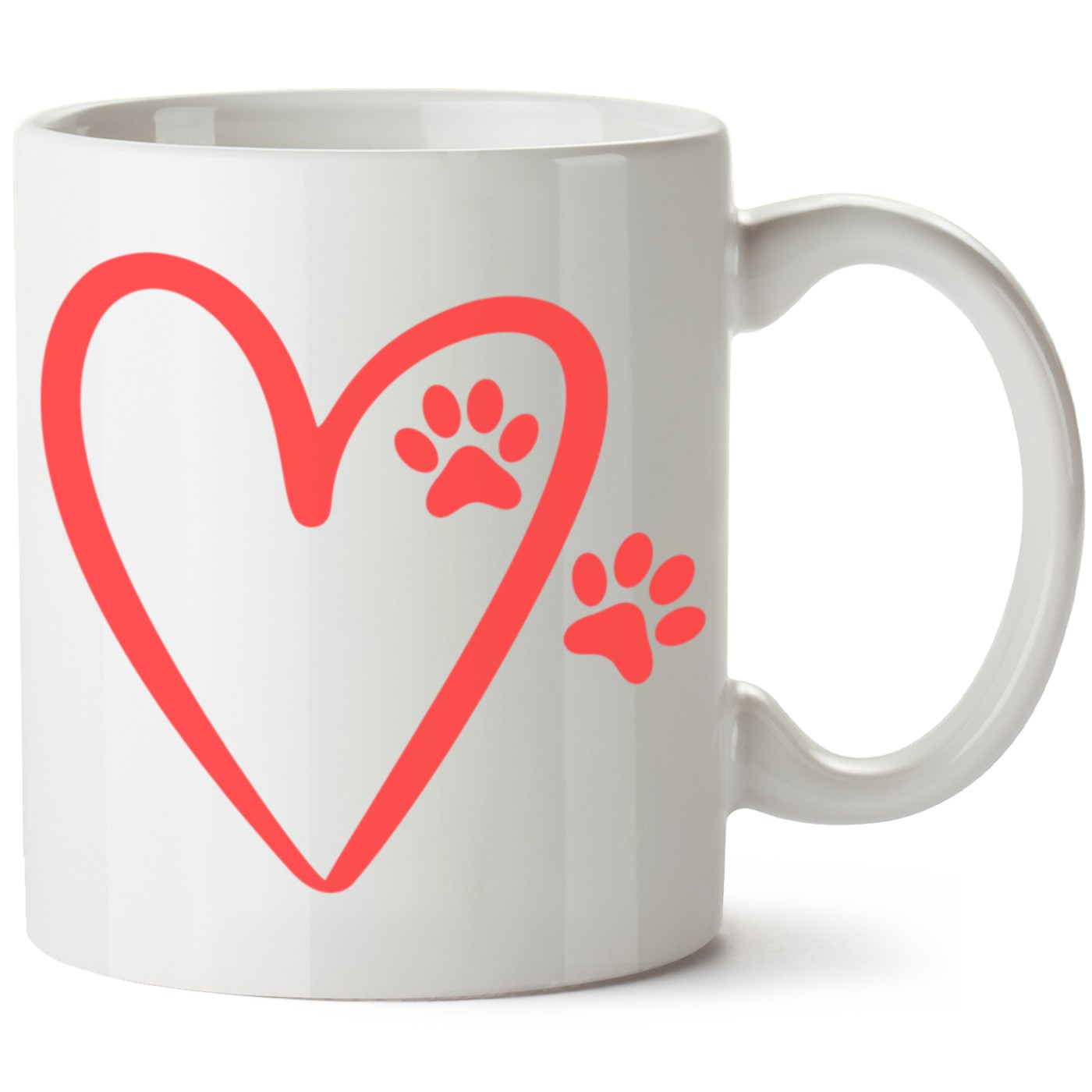 Kedi Baskılı Porselen Kupa Bardak