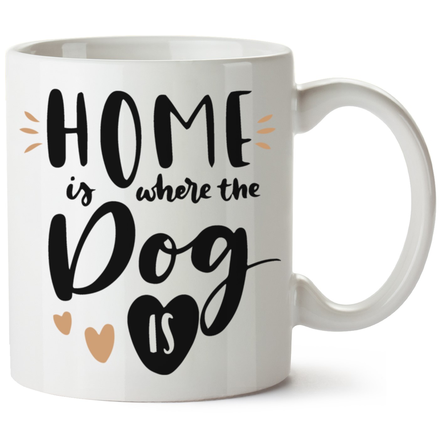 Köpek Baskılı Porselen Kupa Bardak