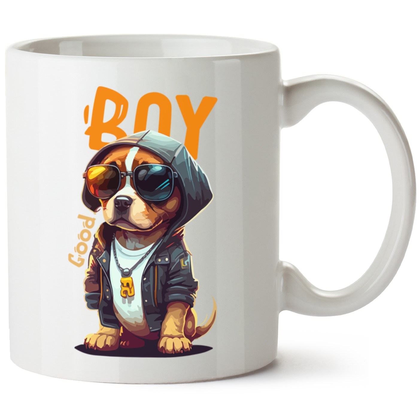 Köpek Baskılı Porselen Kupa Bardak