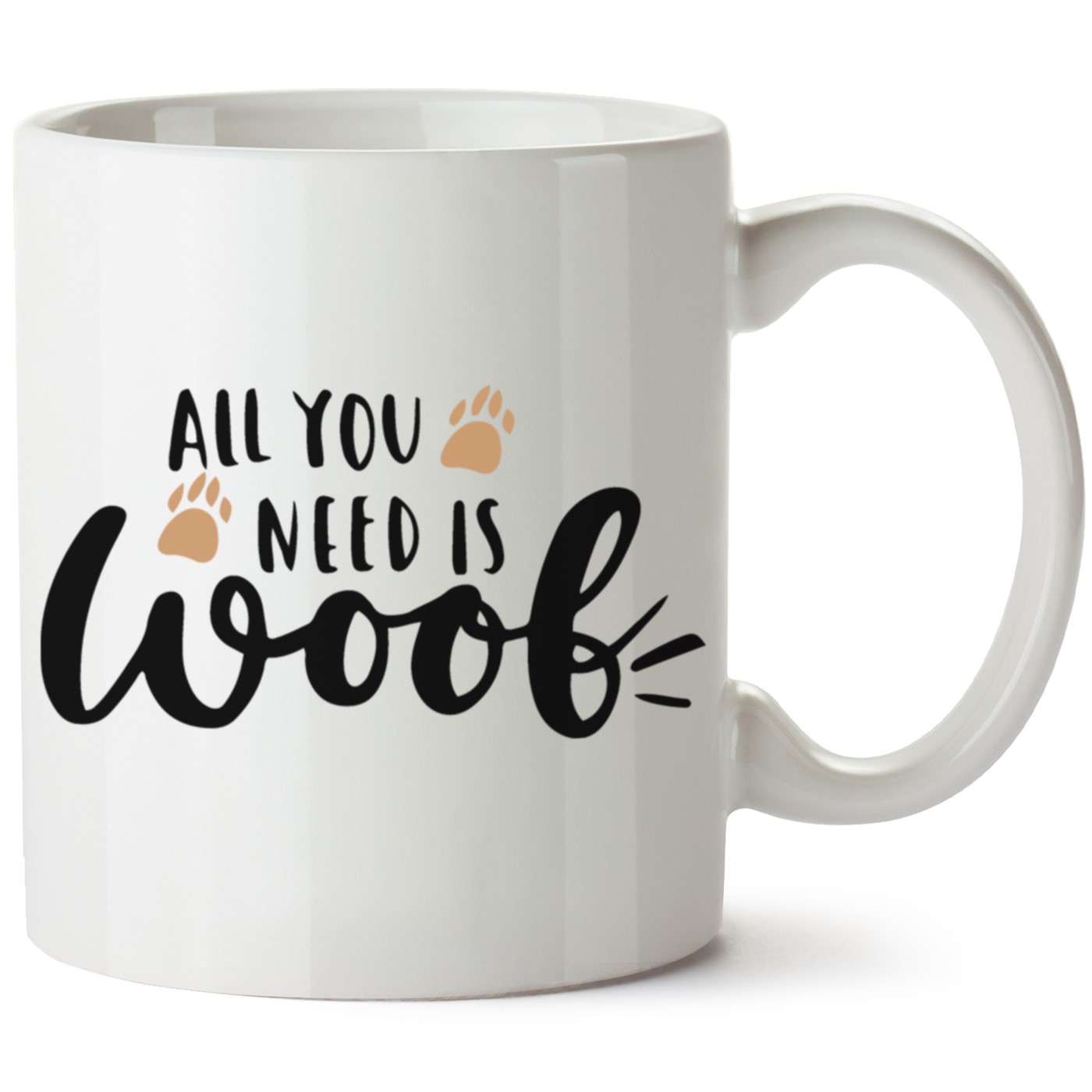 Köpek Baskılı Porselen Kupa Bardak