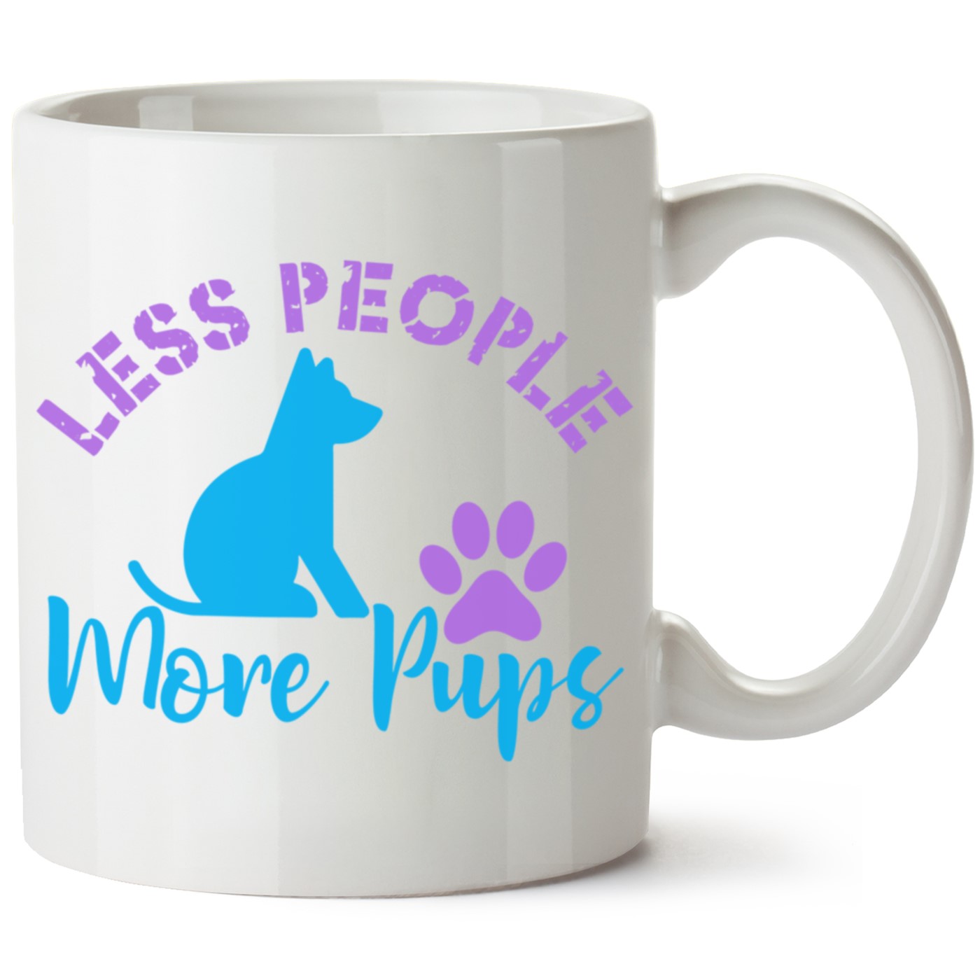 Köpek Baskılı Porselen Kupa Bardak