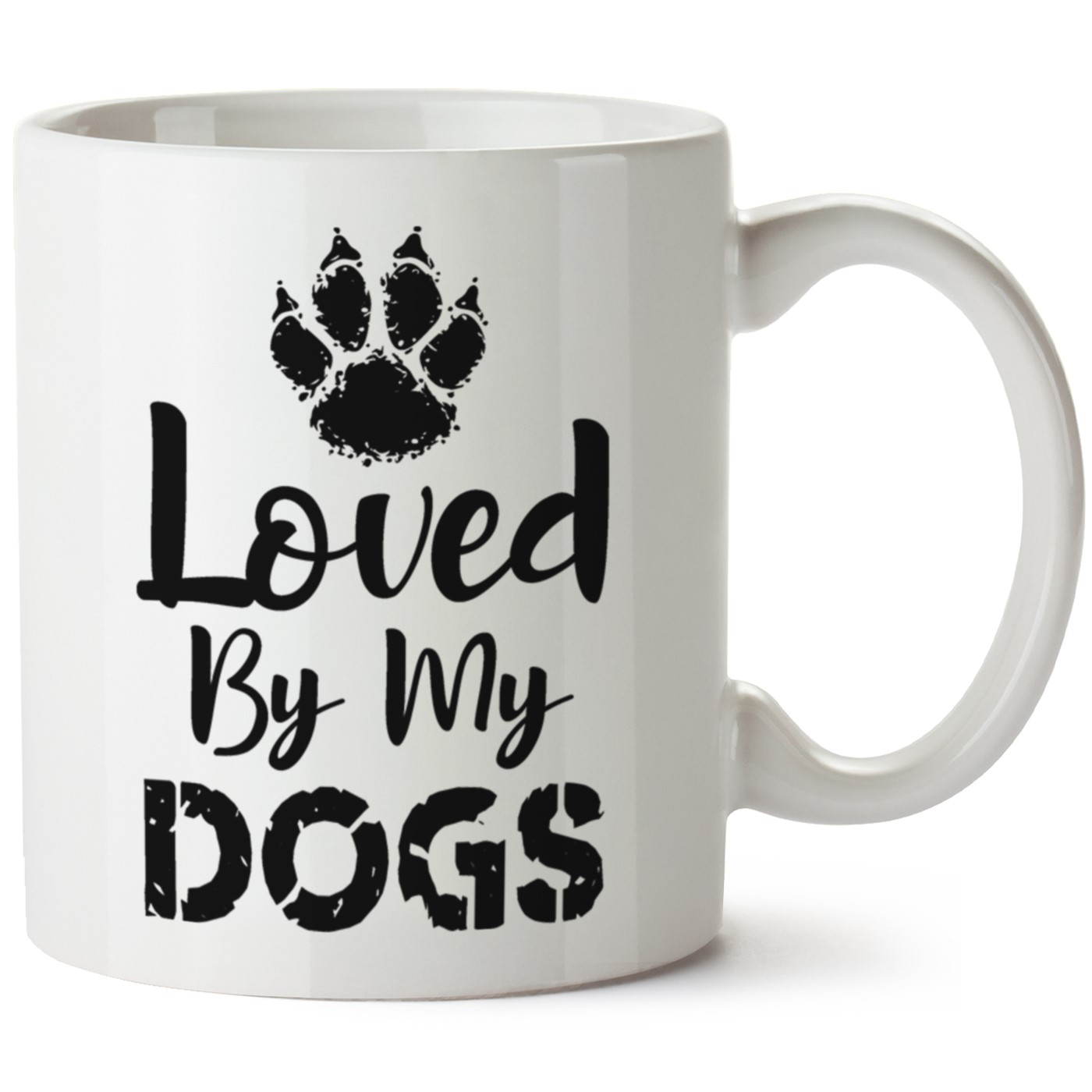 Köpek Baskılı Porselen Kupa Bardak