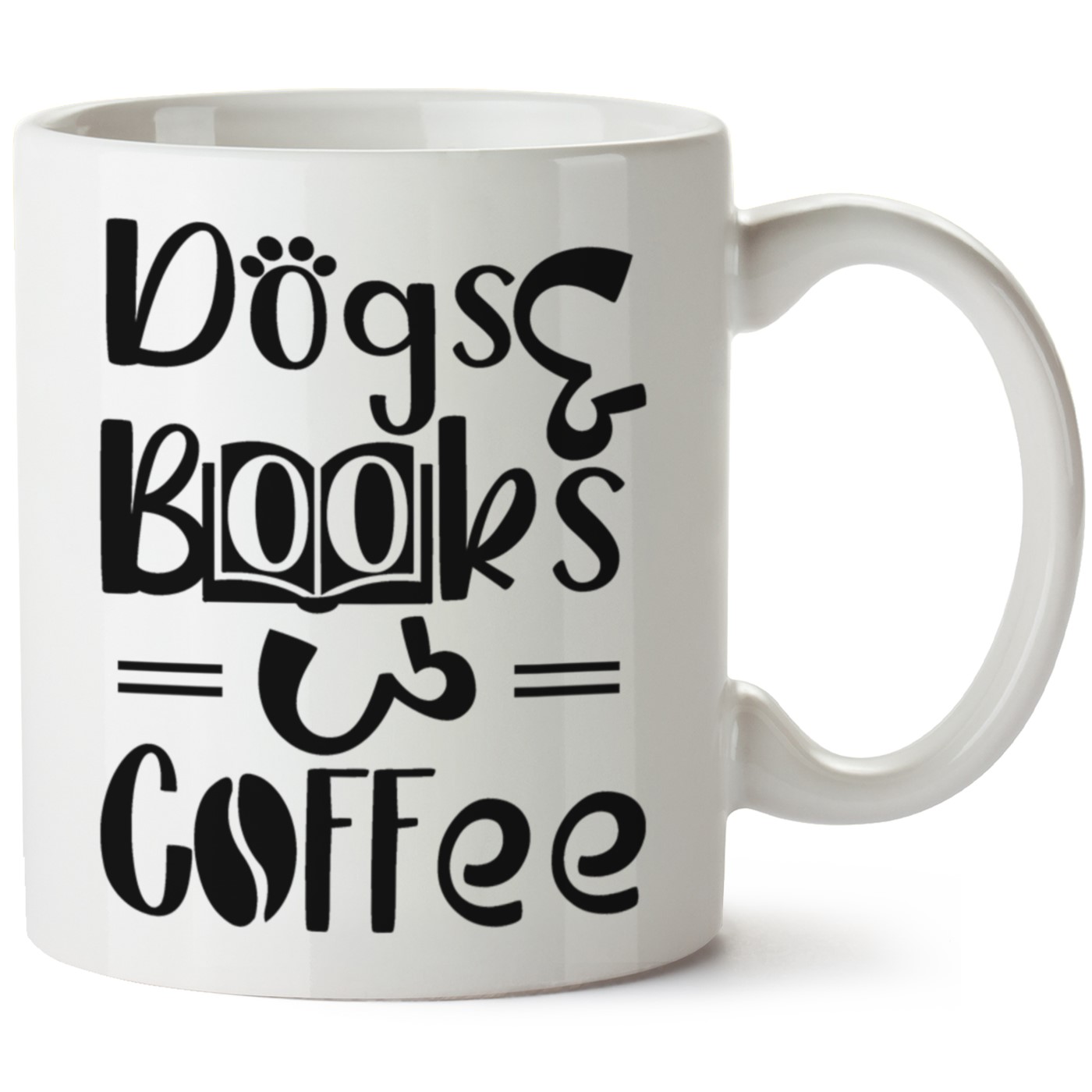 Köpek Baskılı Porselen Kupa Bardak