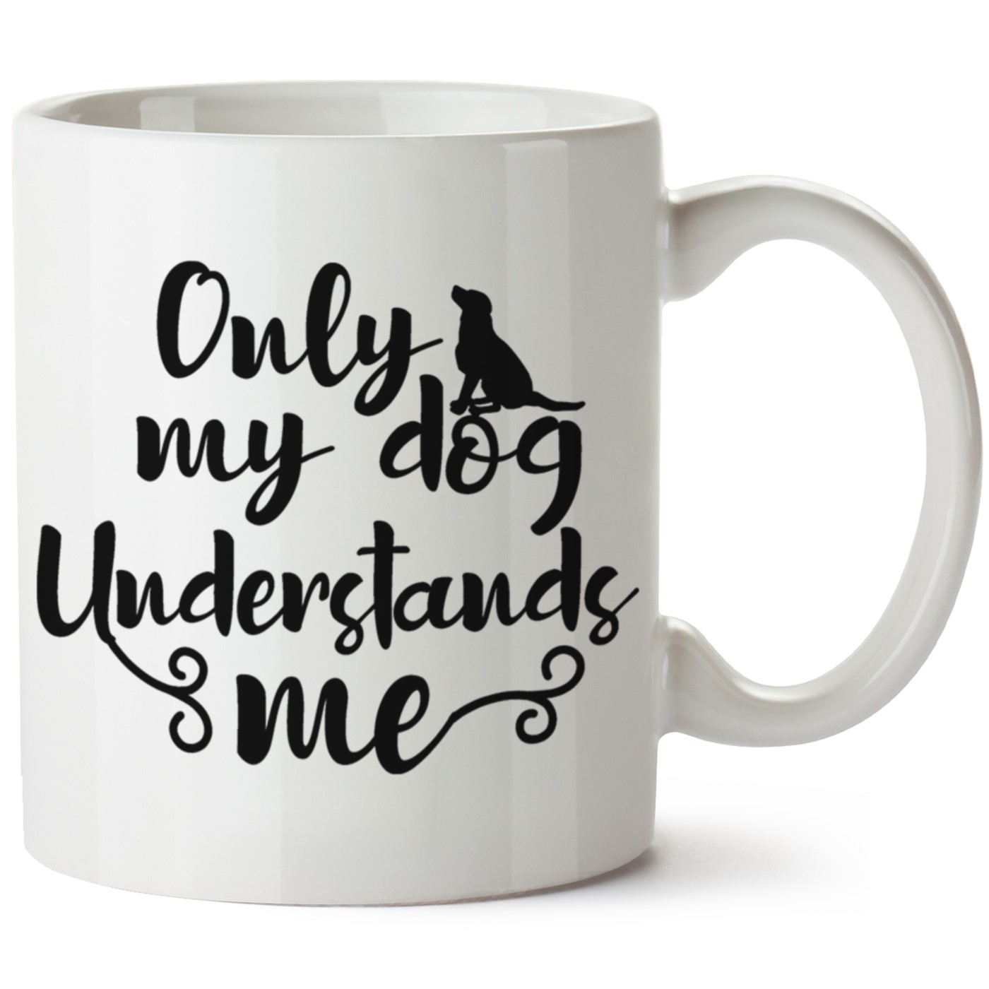 Köpek Baskılı Porselen Kupa Bardak