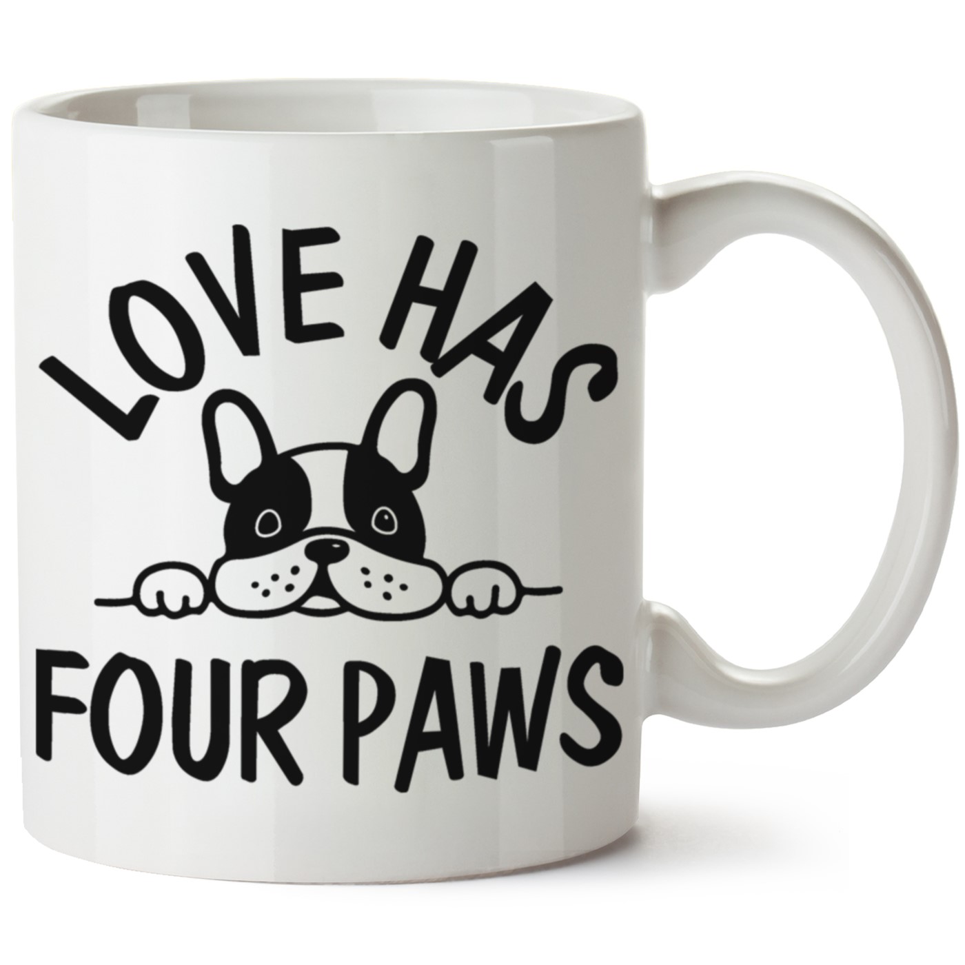 Köpek Baskılı Porselen Kupa Bardak