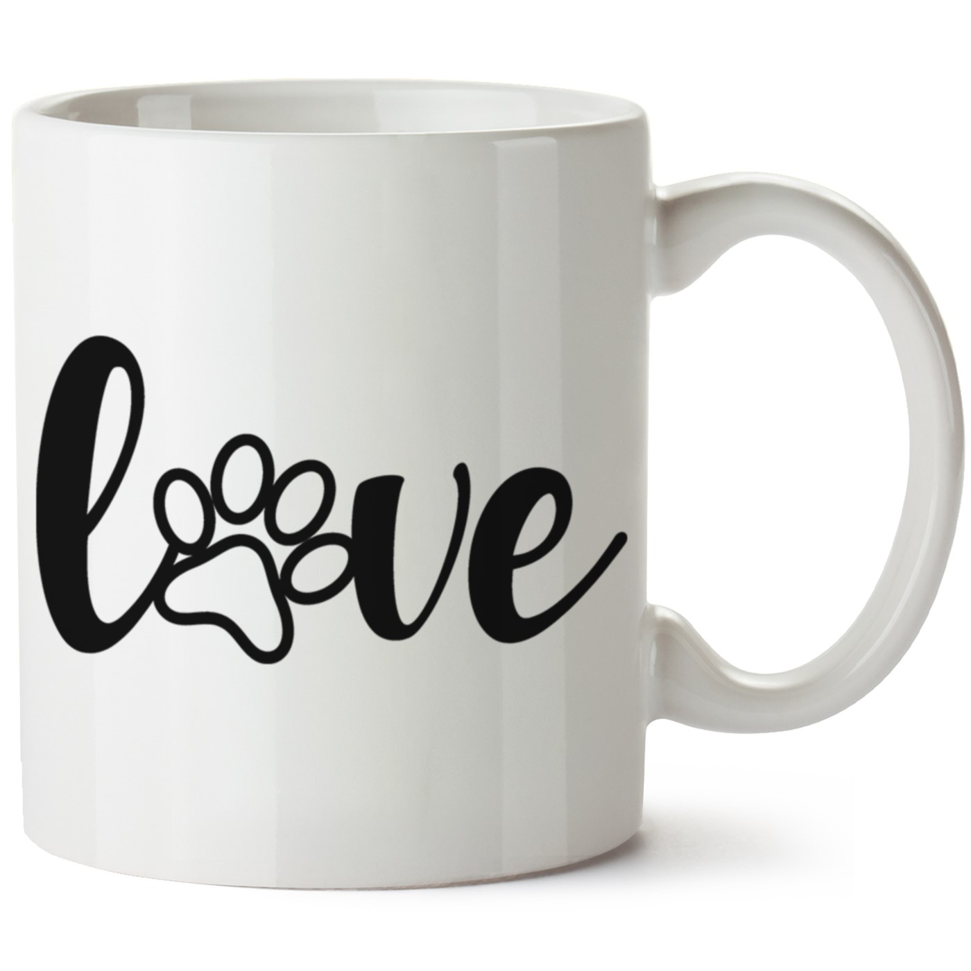 Köpek Baskılı Porselen Kupa Bardak