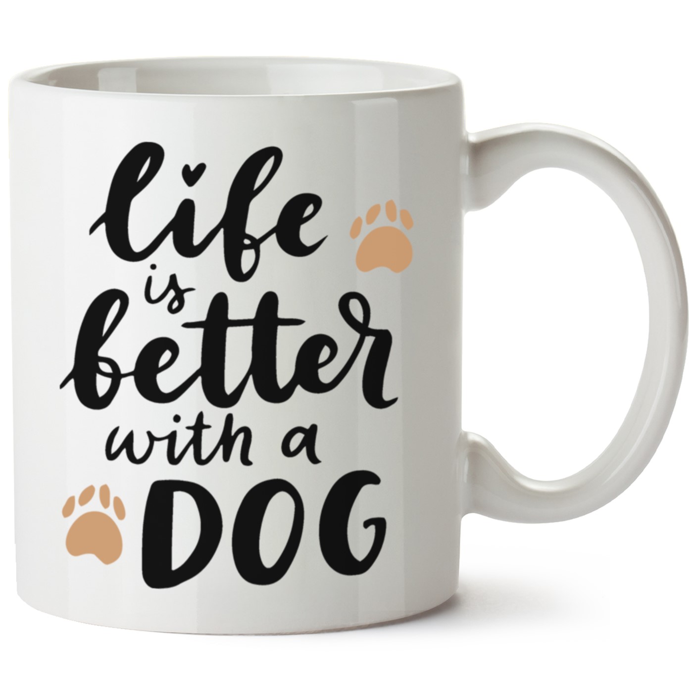 Köpek Baskılı Porselen Kupa Bardak