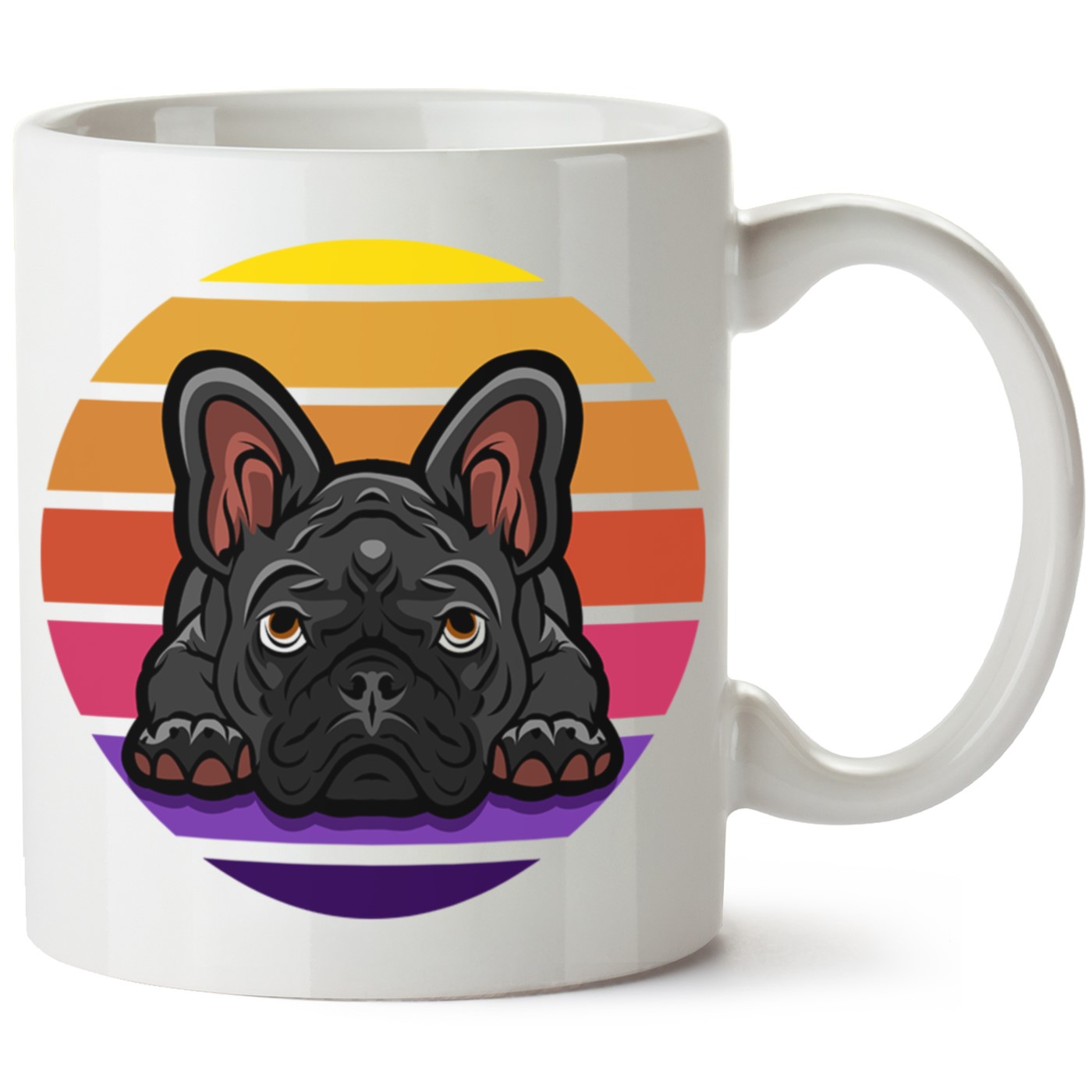 Köpek Baskılı Porselen Kupa Bardak