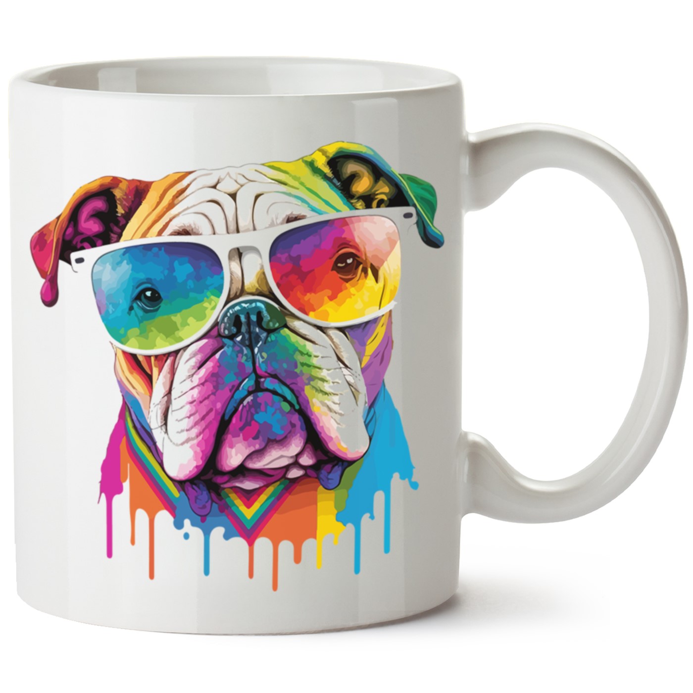 Köpek Baskılı Porselen Kupa Bardak