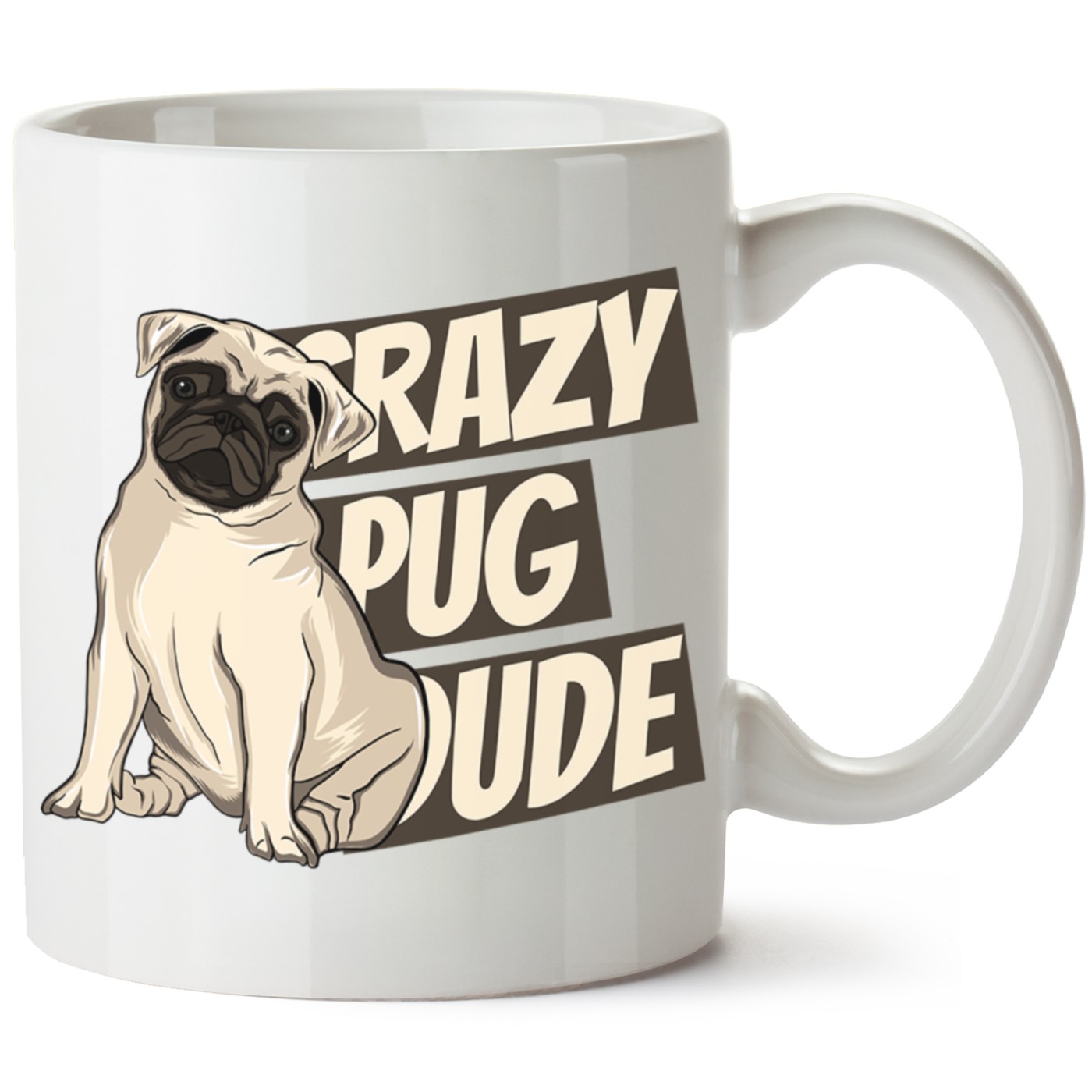 Köpek Baskılı Porselen Kupa Bardak