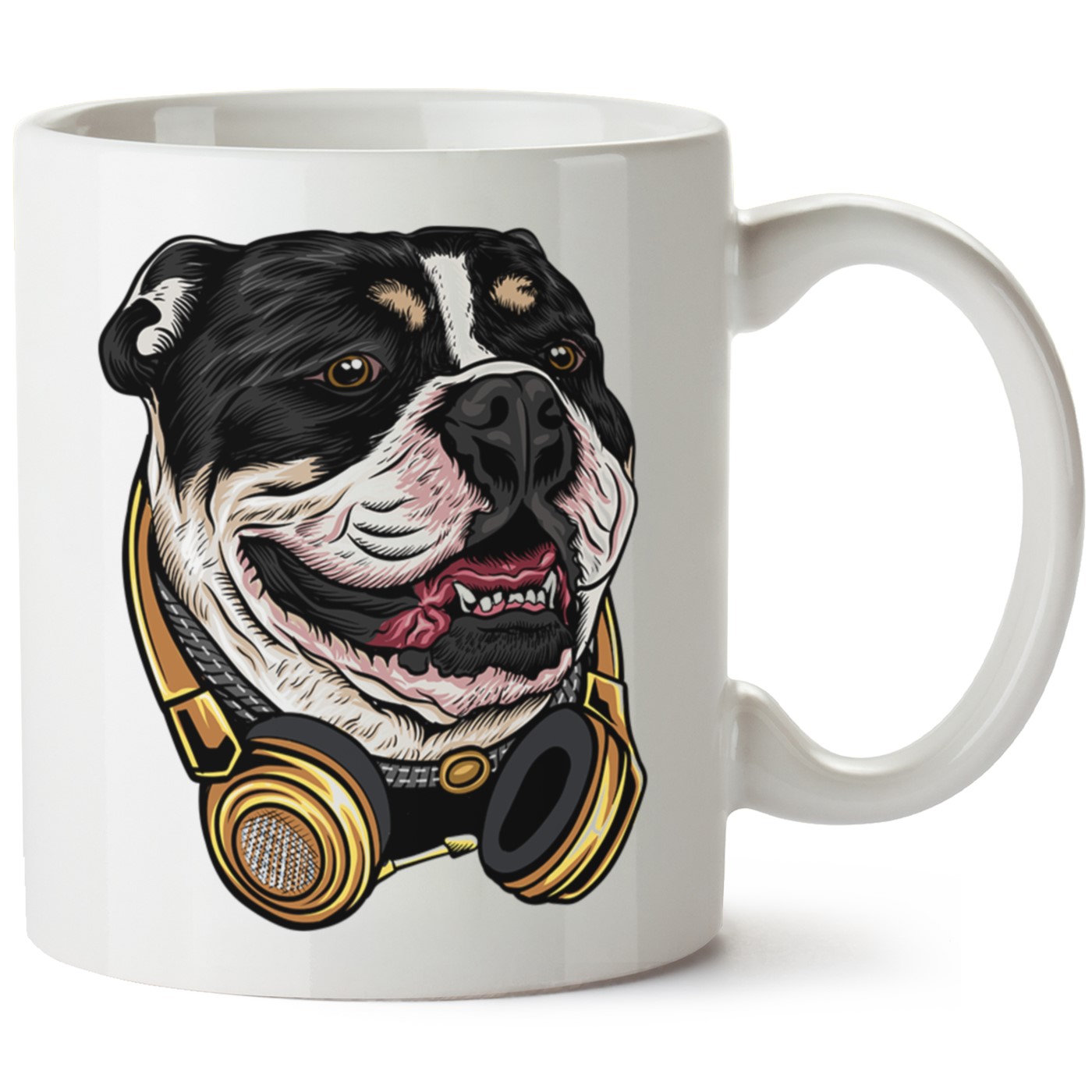 Köpek Baskılı Porselen Kupa Bardak