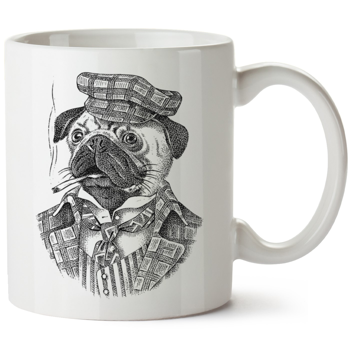 Köpek Baskılı Porselen Kupa Bardak