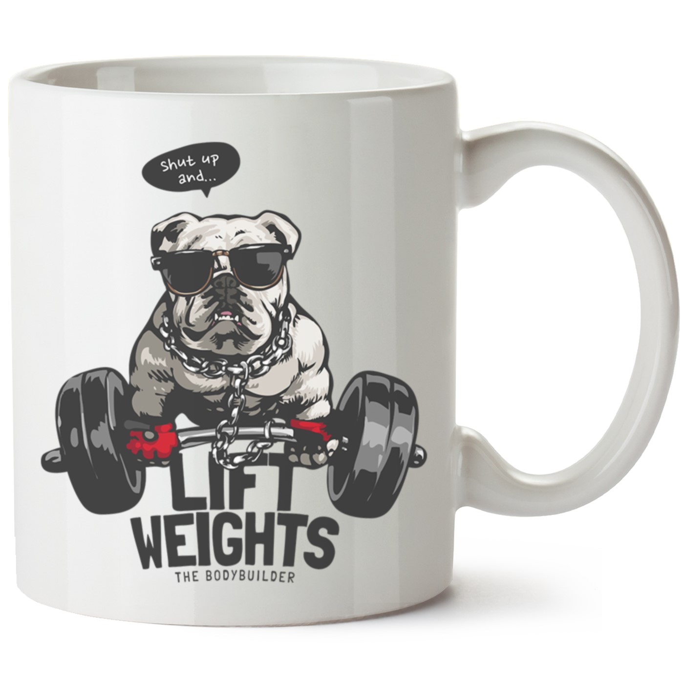 Köpek Baskılı Porselen Kupa Bardak