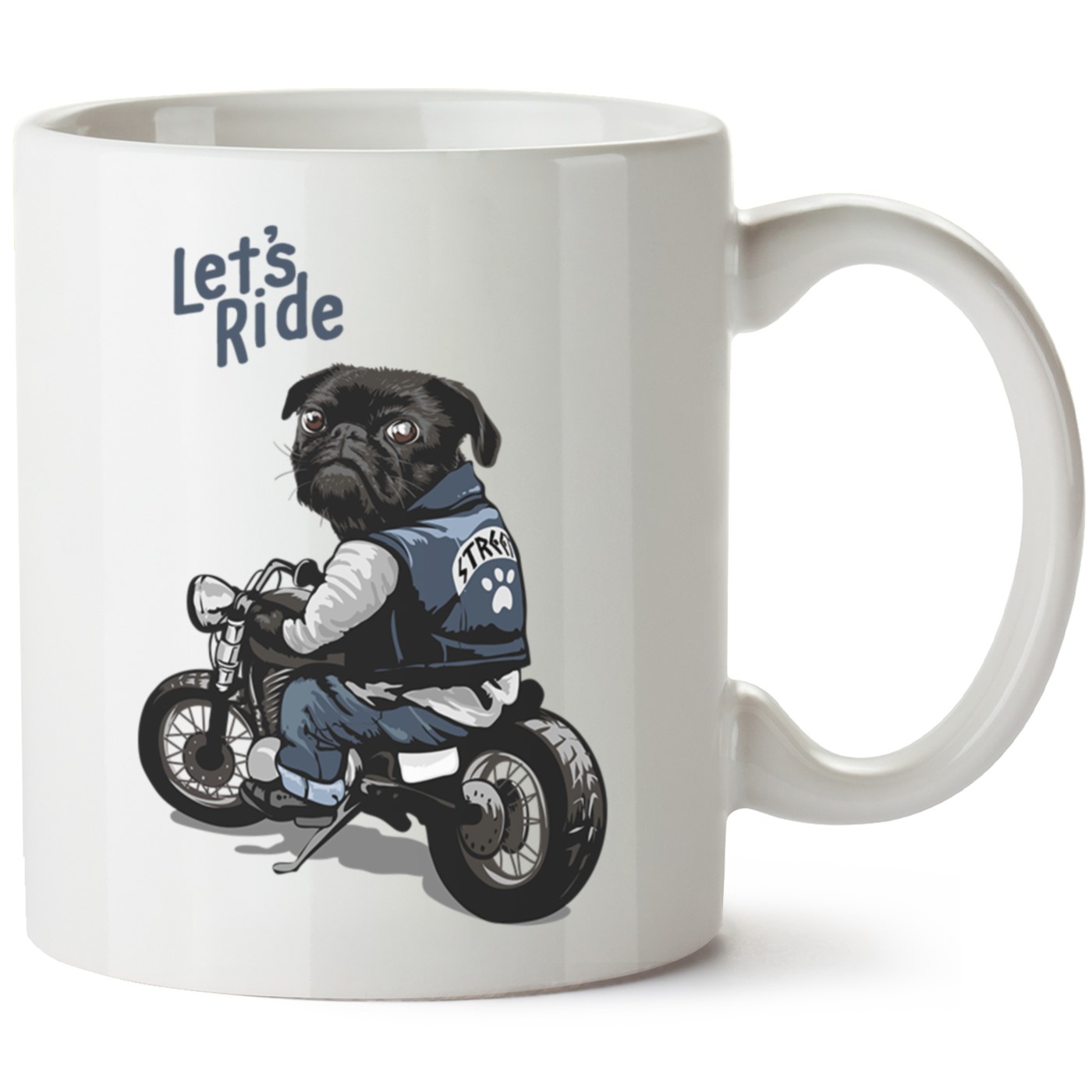 Köpek Baskılı Porselen Kupa Bardak