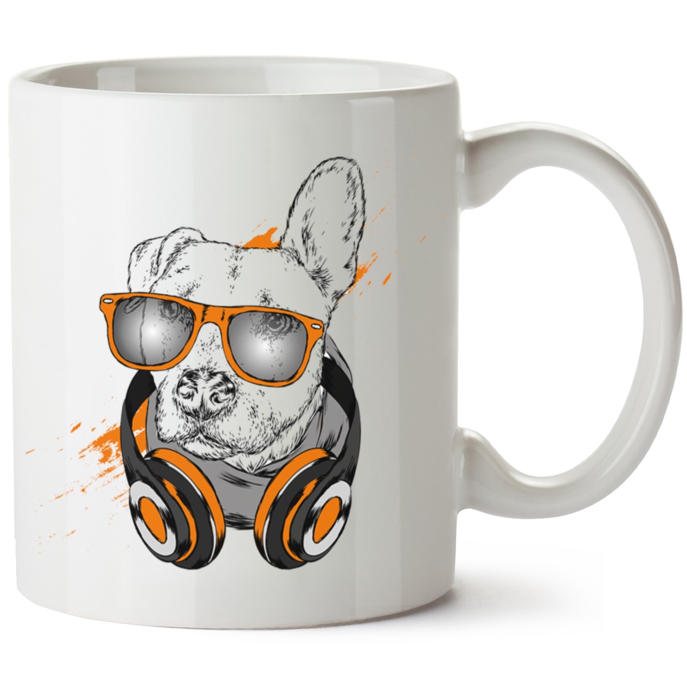 Köpek Baskılı Porselen Kupa Bardak