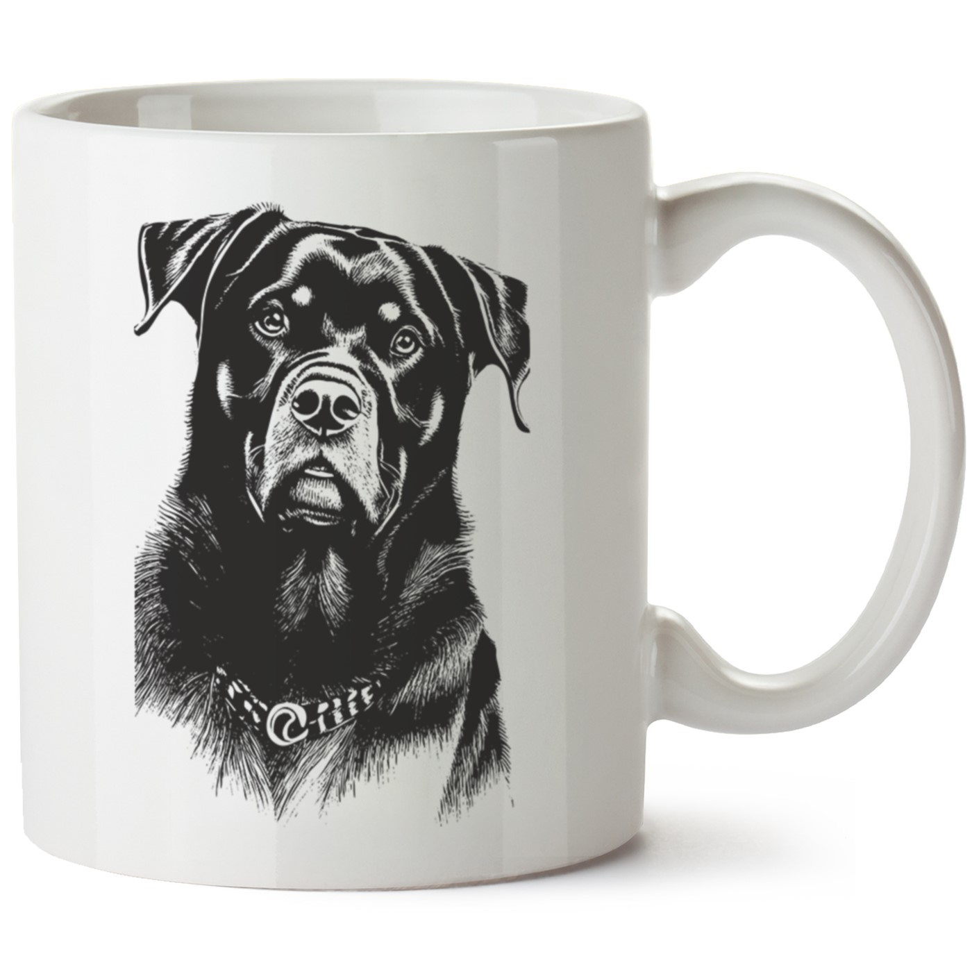 Köpek Baskılı Porselen Kupa Bardak