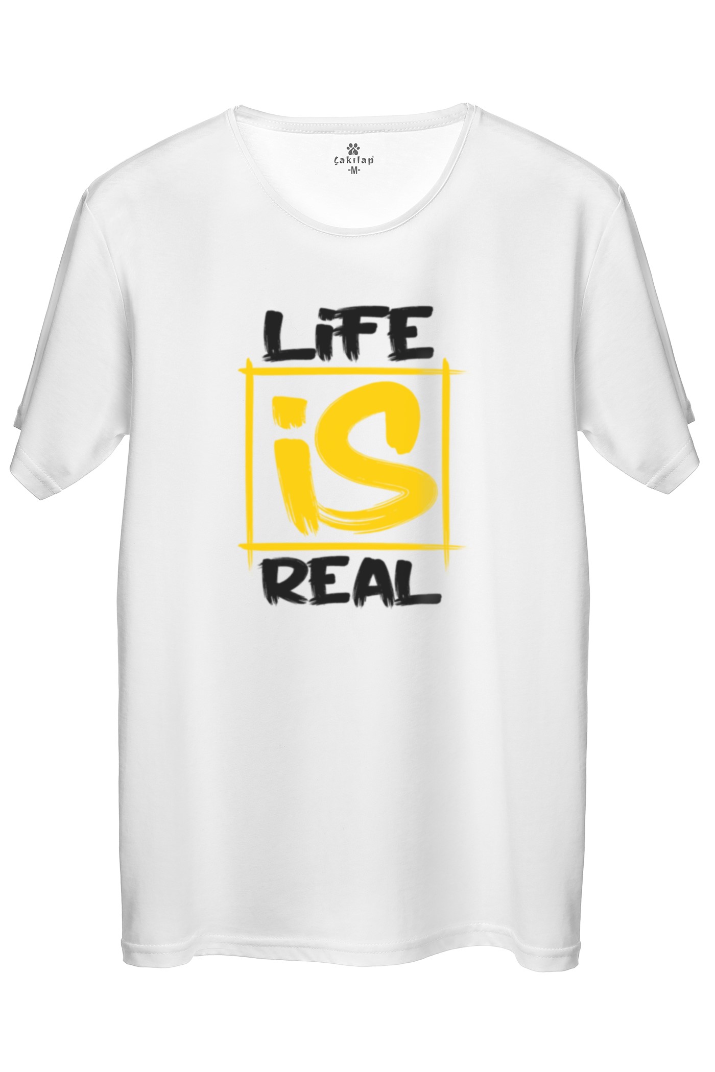 Life İs Real  Baskılı Regular Tişört