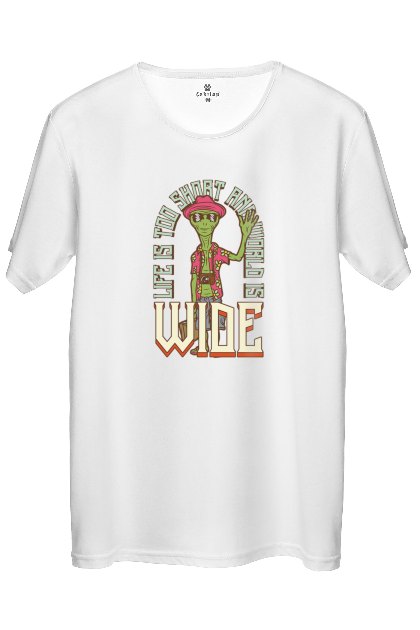 Life İs Too Short  Baskılı Regular Tişört