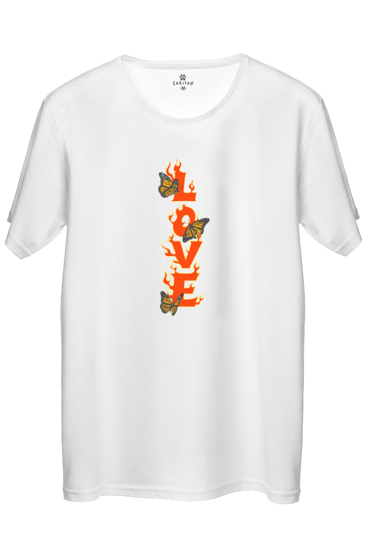 Love  Baskılı Regular Tişört