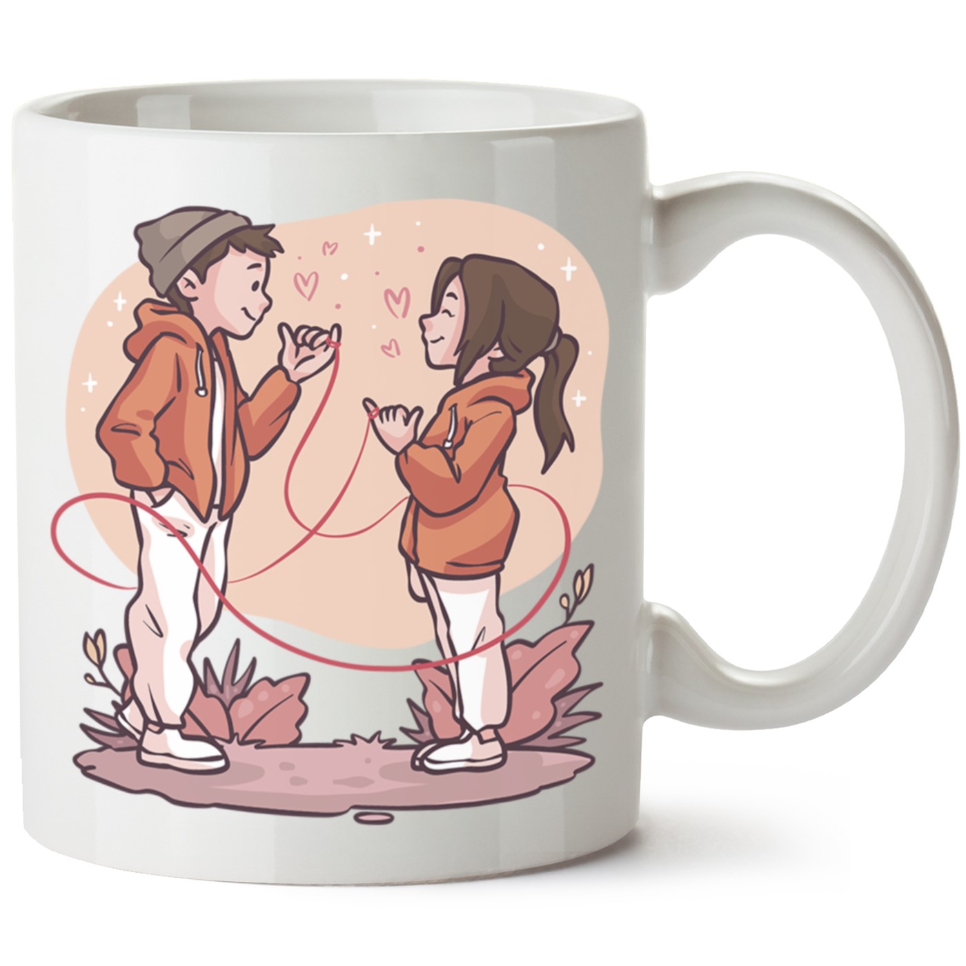 Love Baskılı Porselen Kupa Bardak