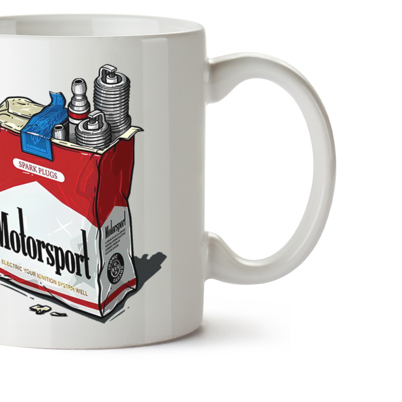 motosportsgr Baskılı Porselen Kupa Bardak