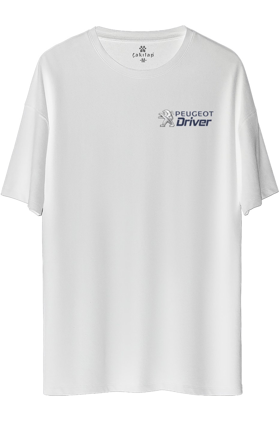 Peugeot Driver Baskılı Oversize Tişört