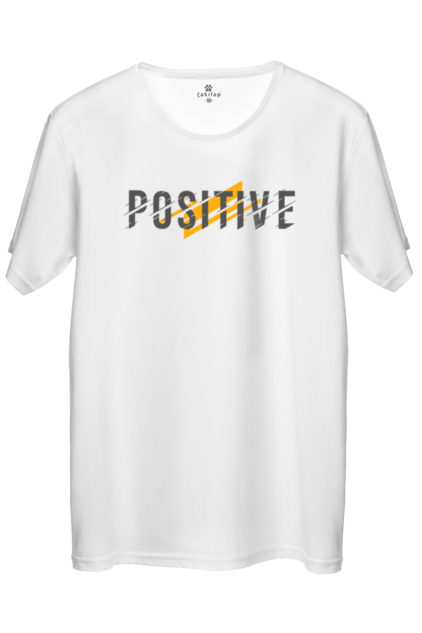 Positive  Baskılı Regular Tişört