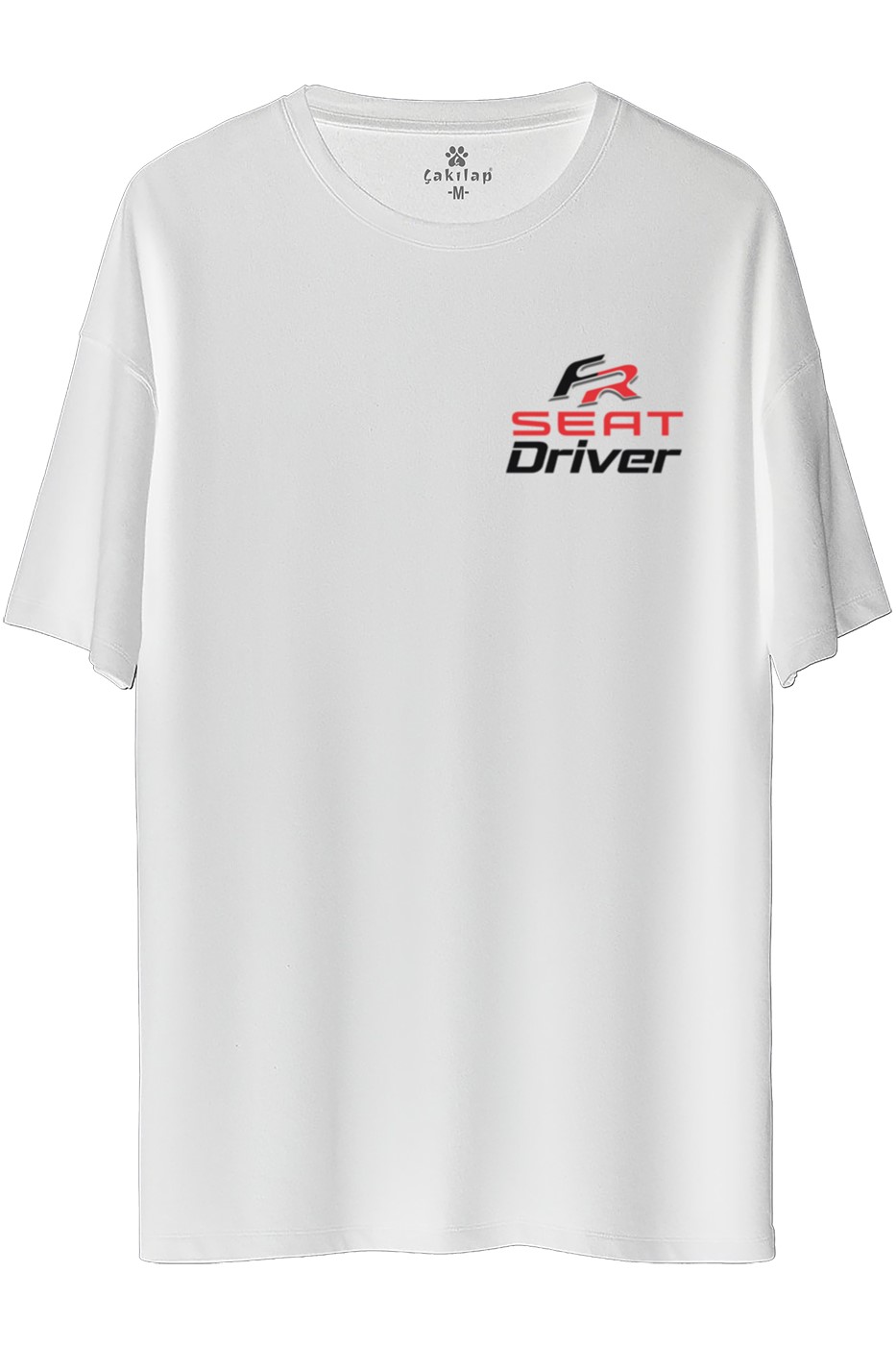 Seat Fr Driver Baskılı Oversize Tişört