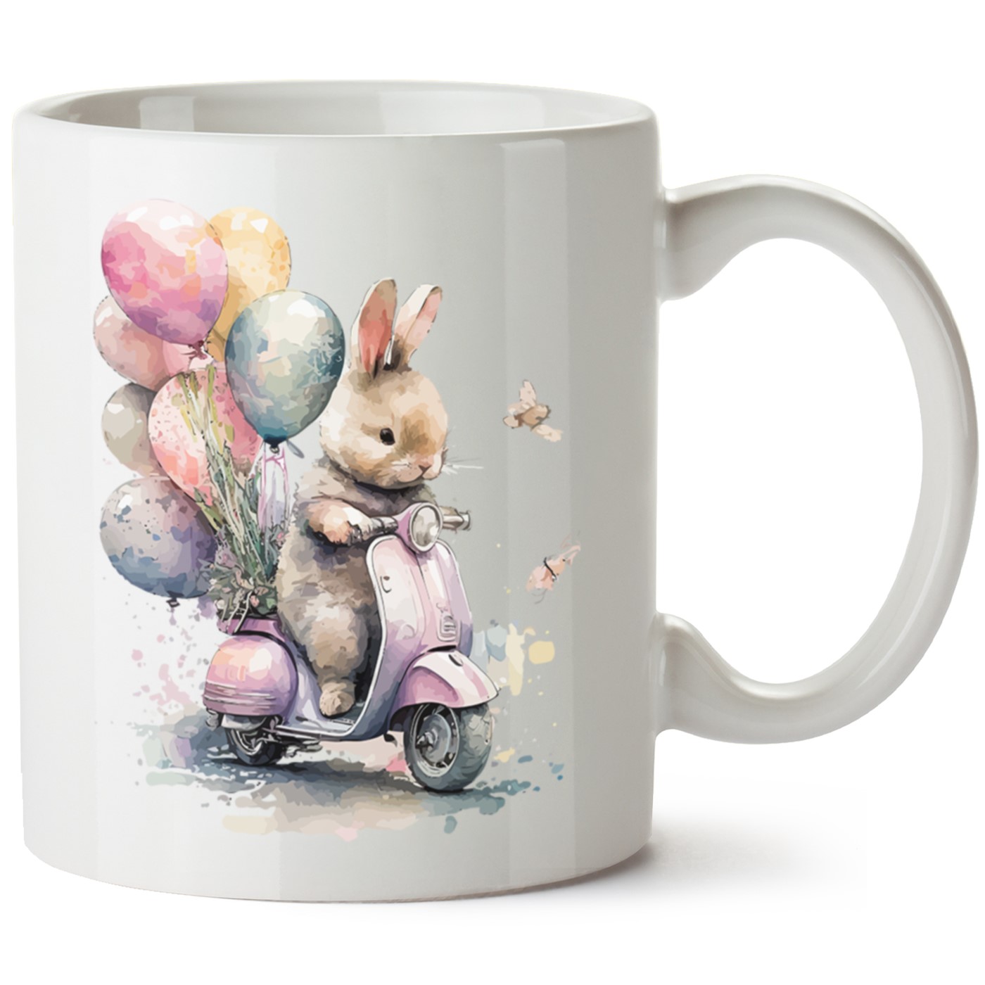 Sevimli Tavsan Baskılı Porselen Kupa Bardak