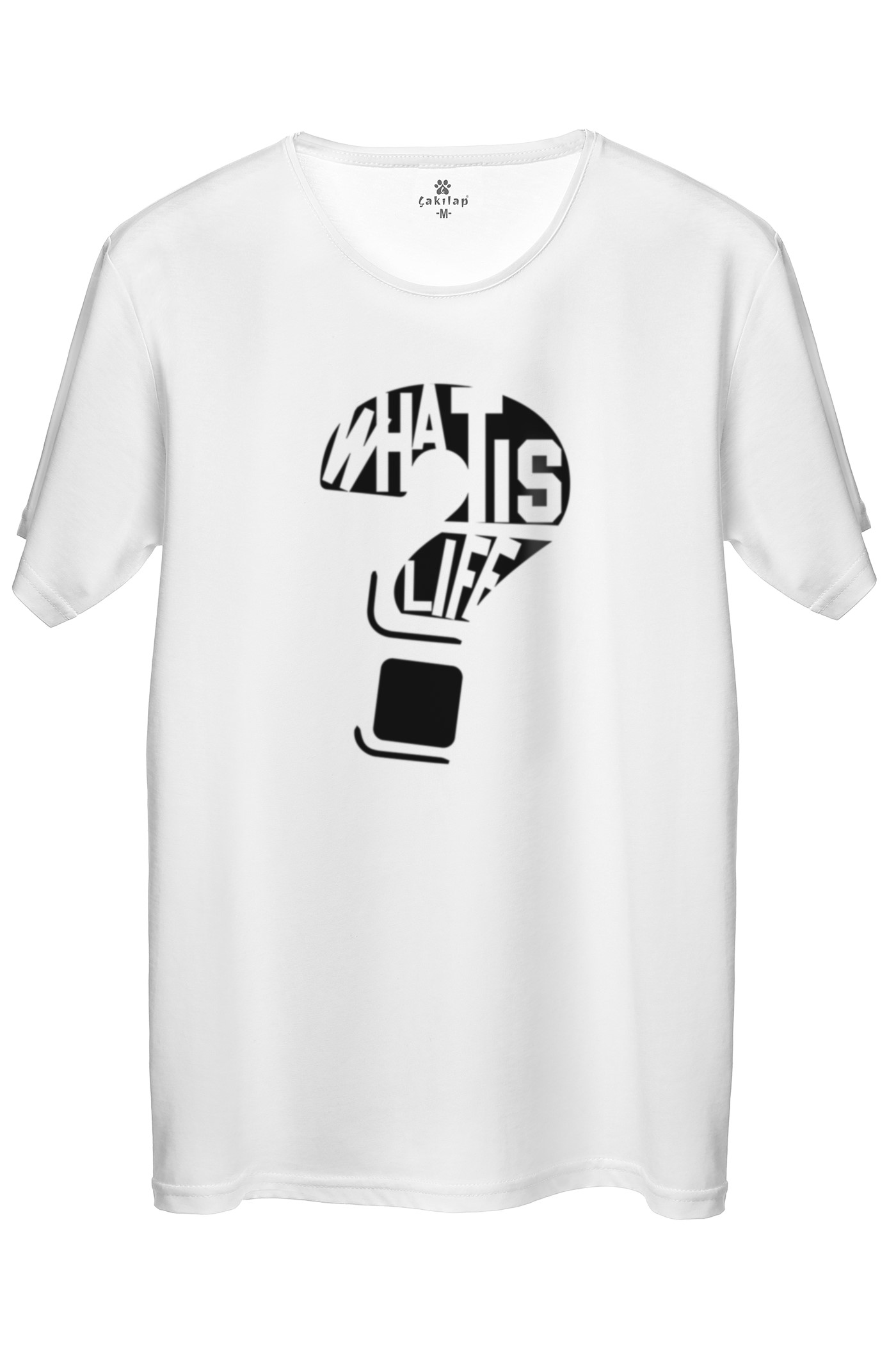 What İs Life  Baskılı Regular Tişört